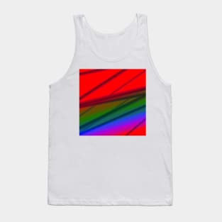 colorful rainbow texture design Tank Top